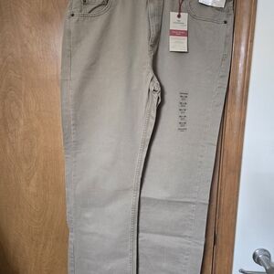 NWT Mens Dockers Tan 36×30 5 pocket,flat front,classic fit Pants